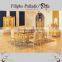 hand carved furniture - Baroque gold foil dining room furniture-antique dining room furniture