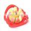 2016 New Hot Household Fruit Vegetable Apple Cutter Tools Plastic Stainless Steel Women Kitchen Tool Fruit Cutter Device Zesters