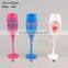 custom clear glass crystal cup
