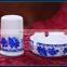 Blue and white Dinnerware 56 piece set