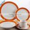20pcs color band dinner set porcelain made in china