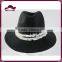 Wool felt panama hat with Fringe Tassel trim