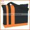 New Design Custom Larger Front Pocket 600 D Polyester Top Zippered Closure Tote Bag