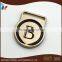 Round Thick Hanging Metal Badge