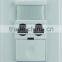 Ultrasonic and passive infrared in wall motion sensor