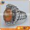 Saudi Arabic latest design red stone rings fashion vintage jewelry