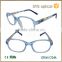 New tide shiny color with printed in temple kids glasses ,sky_blue color girl loved optical frame