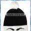 Knit eyebrow ladies fashion hats/winter ball hats/Pom Beanie