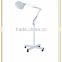 Vertical White Stand Illuminated Skin Analyser LED Magnifying Lamp Medical