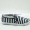 Striped Slip On Casual Canvas Shoes for Women