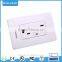 Android/IOS remote control Z-wave wall mounted switch, white