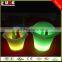 Waterproof Plastic Ice Bucket For Party Events Club Bar Used Illuminated LED Ice Bucket