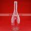 New design high quality round water glass bottles vodka glass fancy bottles 750ml clear transparent bottles