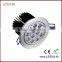 Hot Sales 12x3W Recessed Led Ceiling Downlight for Commerical Lighting LC7212K