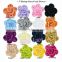 NEW handmade fabric flowers for hair - Wedding decoration burlap rose flowers - linen fabric rosette