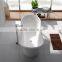 latest antique style artificial stone bathtub in bathrom designs,freestanding solid surface bathtub