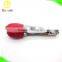7 inch length stainless steel silicone tong BBQ kitchen tong