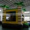 2016 new design China Sunjoy Inflatable jungle combo castle Combo with slide for Sale outdoors