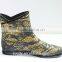 ladies netty change color heeled rubber rain boots