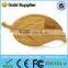 Tree Leafs 1GB 2GB 4GB 8GB Wood Material Mini Pen Drive with Crystal Case