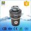 2hp High Performance Powerful Insinkerator Commercial Garbage Dispoal With CE CB ROHS certificates