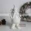 Christmas Giftware White Ceramic Snowman With Sledge