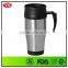 Eco-friendly Customize 14 oz insulated thermal cup stainless steel with handle