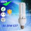 China Best Selling CFL Princile Spiral/3U Tube T4 20W 6400K With E27 B22 Base