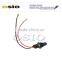 7' Round headlight Red brown Iron Semi Sealed Beam 12V/24V Auto Halogen Lamp Install H4 or HID H4 Xenon Bulb