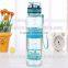 BPA Free 1000ml sports water bottle plastic for bicycle