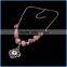 New latest model fashion necklace women wholesale snap button pendant jewelry
