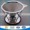 Paperless Pour Over Coffee Dripper Stainless Steel Mesh Micro Filter