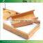 100% Bamboo Bathtub Caddy with Extendable Sides, Cellphone Tray & Integrated Wineglass Holder