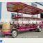 beer bike pedal pub 2016 new model team beer bike mobile beer bike