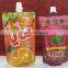 stand up pouch with spout filling machine for fruit juice
