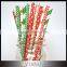 Christmas Tabletop Red Polkadot Straws