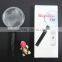 plastic magnifiers glass,handle 60mm magnifiers glass,