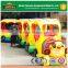 Smiling face amusement park train for sale,mini train for kids