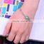 D162 hot 925 silver christmas tree gift charm,green pendant and bracelet for DIY