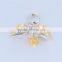 S163 Globalwin Wholesale Fashion Jewelry Open 925 Silver Heart Pendant Gold