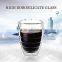  high borosilicate double wall coffee mug for 80 ml