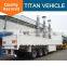 3 axle high bed cargo and container semi trailer