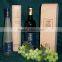 Single wine wooden box,soft veneer wooden box,thin bark wine box