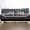 2016 direct factory supplying high quality modern design green fabric sofa bed for living room furniture