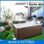 Best sell hydrotherapy swimming pool hot tub combo with wood panels