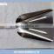 Short Wooden Handle Scoop Aluminium Snow Shovel