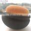 2017 New Design Rubber paint Cosmetic Beauty Flat Top Foundation Brush with holder