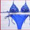 2017 blue seaspray bikini swimwear CK377