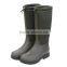 Mens Winter Design Neoprene Boots With String Collar