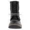 Italian Black Lace Up Winter Boots